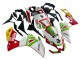 Lojas Carenagem Moto Aprilia RS4 50 125 2012-2018 - Branco Vermelho Verde Amarelo Alitalia