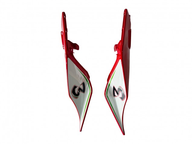 Lojas Carenagem Moto Aprilia RS4 50 125 2012-2018 - Branco Vermelho Verde Amarelo Alitalia