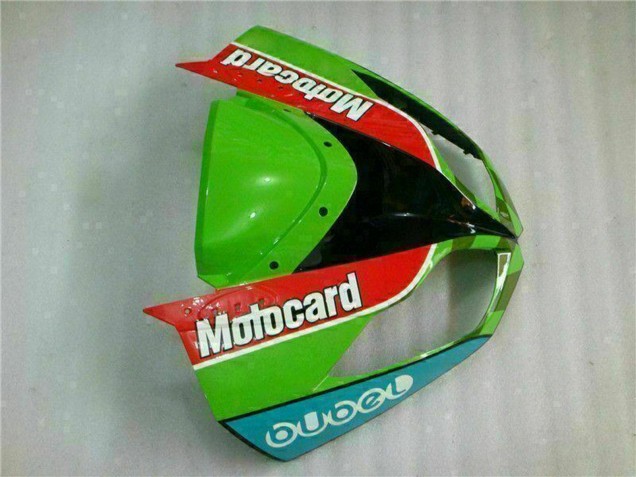 Lojas Carenagens Moto Kawasaki ZX6R 2009-2012 - Verde Branco Vermelho Preto Azul Motocard