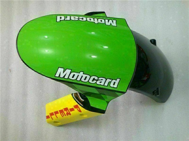 Lojas Carenagens Moto Kawasaki ZX6R 2009-2012 - Verde Branco Vermelho Preto Azul Motocard