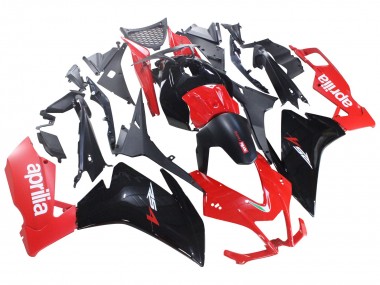 Lojas Carenagens Moto Aprilia RS4 50 125 2012-2018 - Vermelho Preto Brilhante