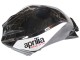 Lojas Carenagens Moto Aprilia RS4 50 125 2012-2018 - Prata Vermelho Preto Brilhante
