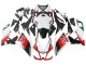 Lojas Carenagens Moto Aprilia RS4 50 125 2012-2018 - Branco Vermelho Verde Preto Brilhante