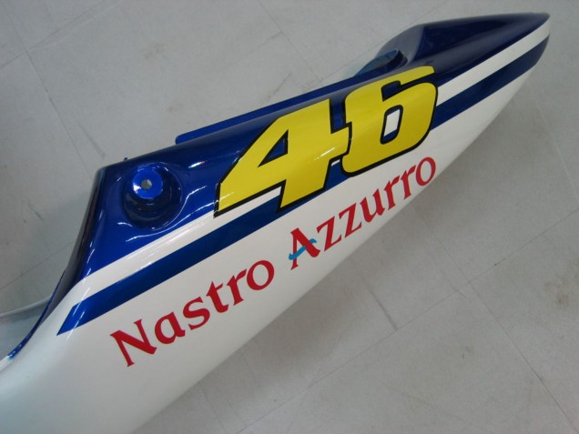 Lojas Carenagens Moto Honda CBR600 F4i 2004-2007 - Amarelo Azul Branco Preto Nastro Azzurro
