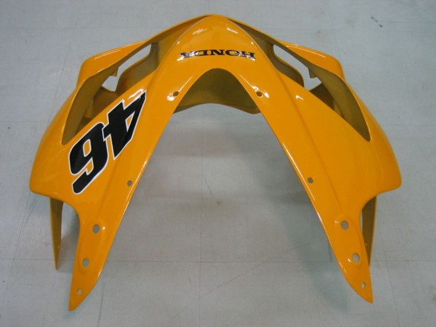 Lojas Carenagens Moto Honda CBR600 F4i 2004-2007 - Amarelo Azul Branco Preto Nastro Azzurro