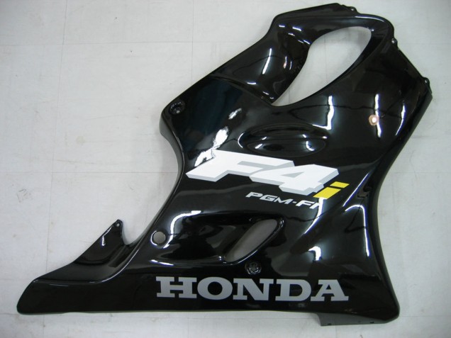 Lojas Carenagens Moto Honda CBR600 F4i 2004-2007 - Preto Brilhante