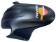 Lojas Carenagens Moto Honda CBR600 F4i 2004-2007 - Preto Fosco Laranja Rossi