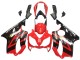 Lojas Carenagem Moto Honda CBR600 F4i 2004-2007 - Vermelho Preto Brilhante