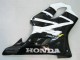 Lojas Carenagem Moto Honda CBR600 F4i 2004-2007 - Branco Preto Brilhante