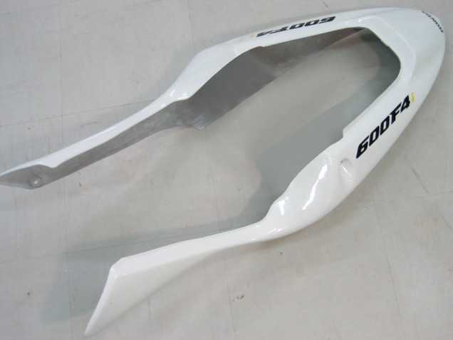 Lojas Carenagem Moto Honda CBR600 F4i 2004-2007 - Branco Preto Brilhante