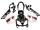 Lojas Carenagens Moto Honda CBR600 F4i 2004-2007 - Branco Preto Brilhante Vermelho Repsol