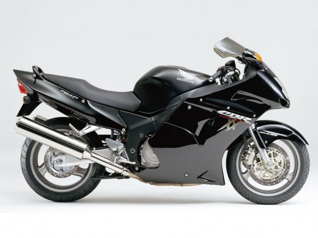 Lojas Kit Carenagens Moto Honda CBR1100XX Blackbird 1996-2007 - Preto Brilhante