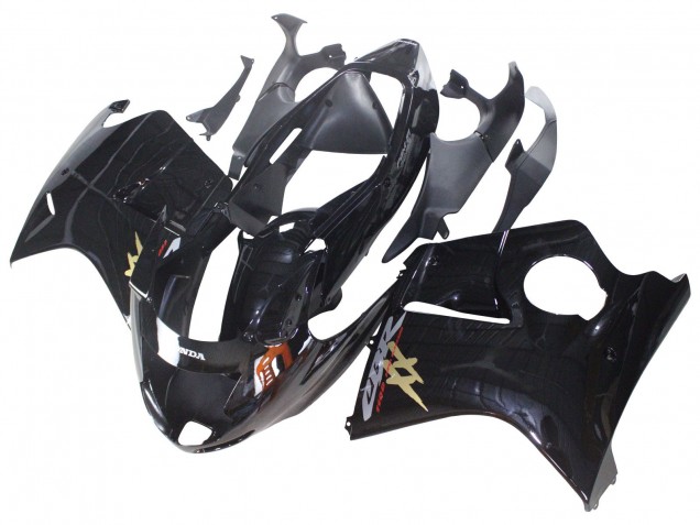 Lojas Kit Carenagens Moto Honda CBR1100XX Blackbird 1996-2007 - Preto Brilhante