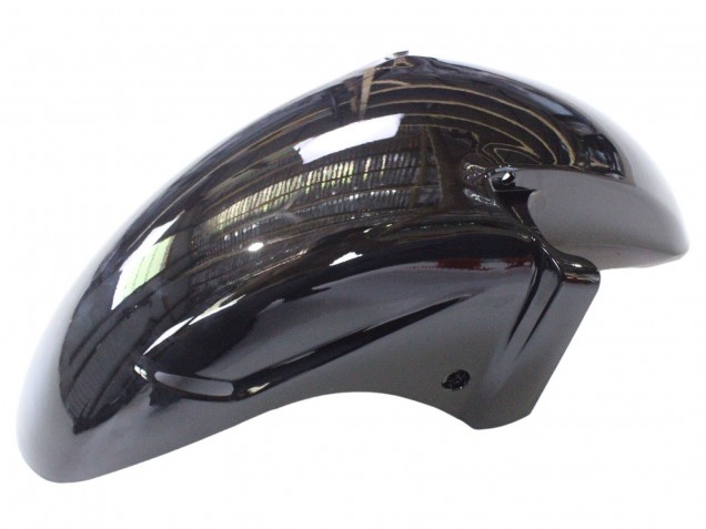 Lojas Carenagem Moto Honda CBR1100XX Blackbird 1996-2007 - Preto Brilhante Verde Chama