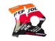 Lojas Kit Carenagens Moto Honda CBR1100XX Blackbird 1996-2007 - Laranja Branco Vermelho Preto Brilhante Repsol