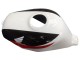 Lojas Carenagens Moto Honda CBR600 F2 1991-1994 - Branco Vermelho Preto Brilhante