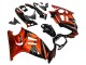 Lojas Carenagens Moto Honda CBR600 F3 1995-1996 - Laranja Preto Brilhante