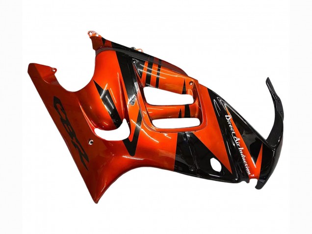 Lojas Carenagens Moto Honda CBR600 F3 1995-1996 - Laranja Preto Brilhante
