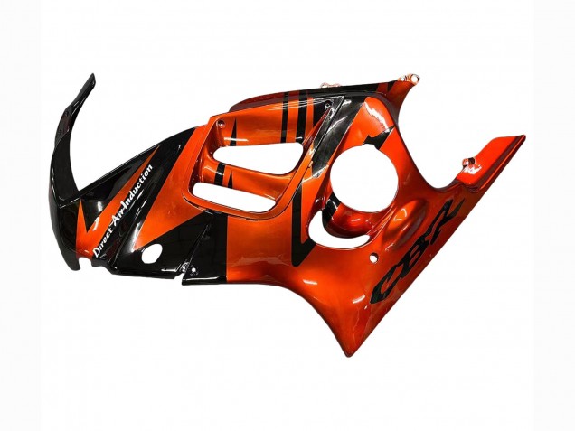 Lojas Carenagens Moto Honda CBR600 F3 1995-1996 - Laranja Preto Brilhante