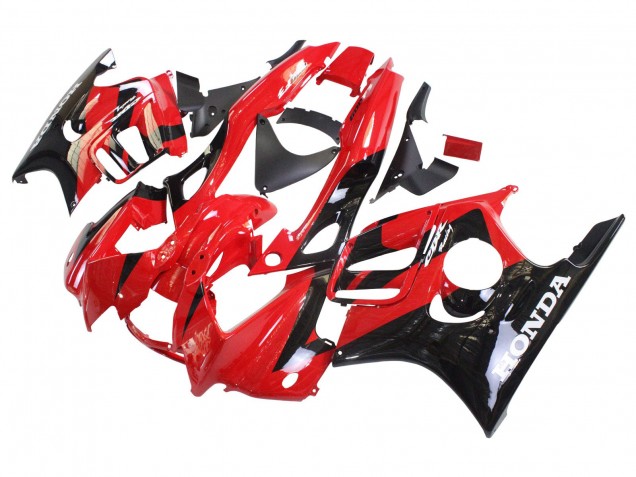 Lojas Carenagens Moto Honda CBR600 F3 1997-1998 - Vermelho Preto Brilhante
