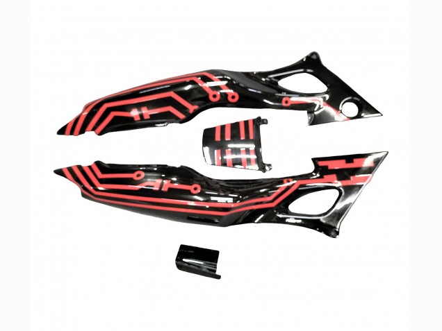 Lojas Kits Carenagem Moto Honda CBR600 F3 1997-1998 - Vermelho Preto Brilhante