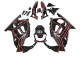 Lojas Kits Carenagem Moto Honda CBR600 F3 1997-1998 - Vermelho Preto Brilhante
