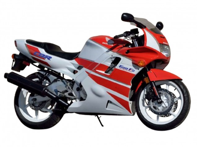 Lojas Carenagens Moto Honda CBR600 F3 1997-1998 - Branco Vermelho
