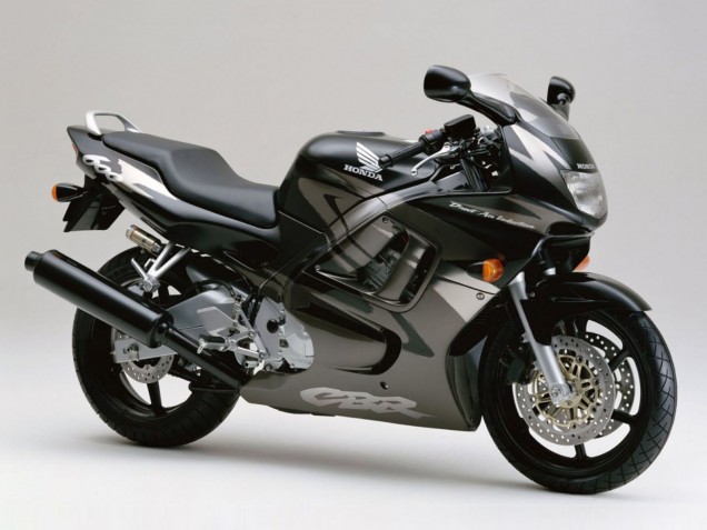 Lojas Carenagens Moto Honda CBR600 F3 1997-1998 - Cinzento Preto Fosco