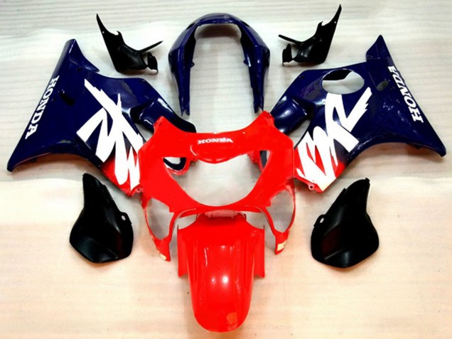 Lojas Carenagens Moto Honda CBR600 F4 1999-2000 - Vermelho Azul Escuro Roxo