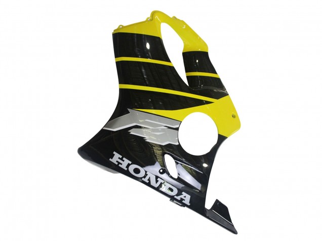 Lojas Carenagens Moto Honda CBR600 F4 1999-2000 - Amarelo Preto Brilhante