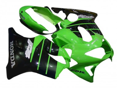Lojas Carenagens Moto Honda CBR600 F4 1999-2000 - Verde Preto Brilhante
