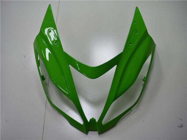Lojas Carenagens Moto Kawasaki ZX6R 2013-2018 - Verde Amarelo Preto Brilhante Preto Fosco
