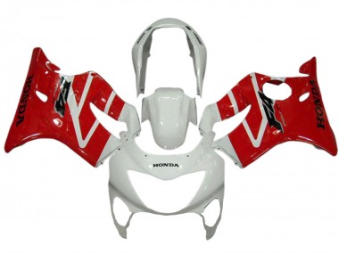 Lojas Carenagens Moto Honda CBR600 F4 1999-2000 - Branco Vermelho
