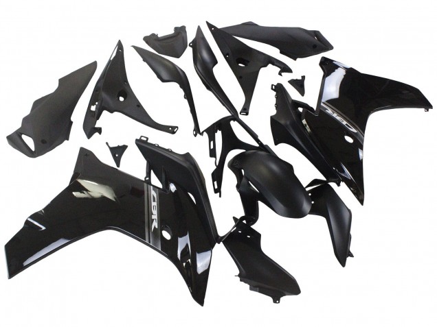 Lojas Carenagens Moto Honda CBR600F 2011-2013 - Preto Brilhante