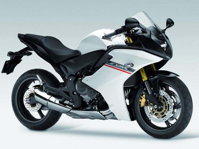 Lojas Carenagens Moto Honda CBR600F 2011-2013 - Branco Cinzento