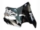 Lojas Carenagens Moto Honda CBR900RR 893 1992-1993 - Prata Preto Brilhante