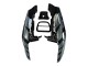 Lojas Carenagens Moto Honda CBR900RR 893 1992-1993 - Prata Preto Brilhante