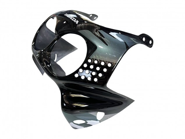Lojas Carenagens Moto Honda CBR900RR 893 1992-1993 - Prata Preto Brilhante
