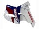 Lojas Carenagens Moto Honda CBR900RR 893 1992-1993 - Branco Vermelho Azul Escuro