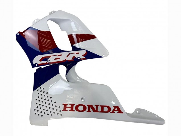 Lojas Carenagens Moto Honda CBR900RR 893 1992-1993 - Branco Vermelho Azul Escuro