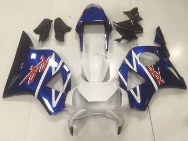 Lojas Carenagens Moto Honda CBR900RR 893 1994-1995 - Branco Azul Preto Brilhante