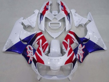 Lojas Carenagens Moto Honda CBR900RR 893 1994-1995 - Branco Vermelho Azul
