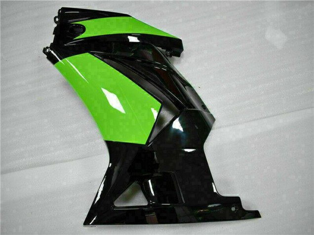 Lojas Carenagens Moto Kawasaki EX250 2008-2012 - Preto Brilhante Verde