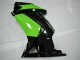 Lojas Carenagens Moto Kawasaki EX250 2008-2012 - Preto Brilhante Verde