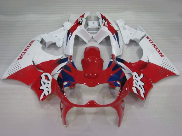 Lojas Carenagens Moto Honda CBR900RR 893 1994-1995 - Branco Vermelho Azul Escuro