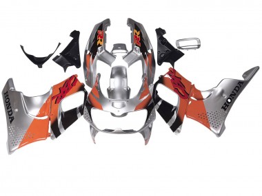 Lojas Carenagens Moto Honda CBR900RR 893 1994-1995 - Prata Laranja Preto Brilhante