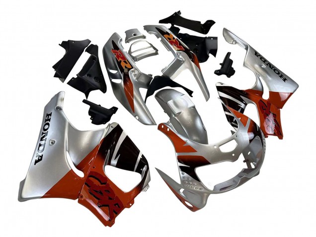 Lojas Carenagens Moto Honda CBR900RR 893 1996-1997 - Prata Vermelho Preto Brilhante