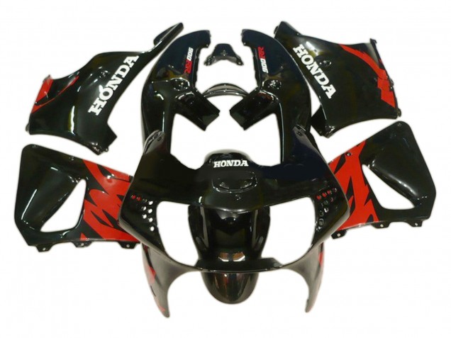 Lojas Carenagem Moto Honda CBR900RR 919 1998-1999 - Vermelho Preto Brilhante