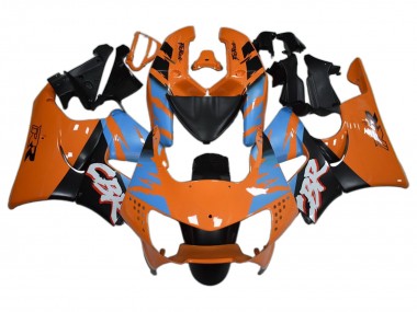 Lojas Carenagens Moto Honda CBR900RR 919 1998-1999 - Laranja Azul Preto Fosco