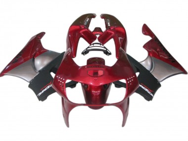 Lojas Carenagens Moto Honda CBR900RR 919 1998-1999 - Vermelho Escuro Preto Cinzento